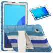 For Galaxy Tab A7 T500 Shockproof Case & Holder, Blue - 2