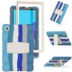 For Galaxy Tab A7 T500 Shockproof Case & Holder, Blue - 3