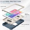 Samsung Galaxy Tab A8.0 2019 Shockproof Case with Holder, Blue - 5