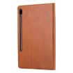 Galaxy Tab S7 FE Brown Leather Case with Holder & Card Slots - 3