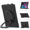 Surface Pro 7+/7/6/5/4 Black Silicone Case w/ Holder & Strap - 1