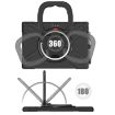 Surface Pro 7+/7/6/5/4 Black Silicone Case w/ Holder & Strap - 3