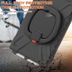 Surface Pro 7+/7/6/5/4 Black Silicone Case w/ Holder & Strap - 4
