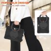Black Silicone+PC Protective Case w/ Holder & Strap for Surface Go 4/3/2/1 - 6