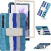 Samsung Galaxy Tab S7+/S7 FE/S8+ Protective Case, Colorful Blue - 3