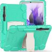 Samsung Galaxy Tab S7+/S7 FE/S8+ 3-Layer Case with Holder Mint Green - 1