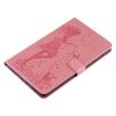 Galaxy Tab A 8.0 2019 Pink Flip Case with Cat Pattern & Wallet - 5