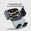 Baseus SUYK000101 Easy Control Car Phone Holder - Dark Sky Black - 6