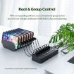 ORICO CT2U3-10AB-BK 10 Port USB HUB with Switches, UK Plug (Black) - 6
