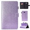Galaxy Tab A 7.0 (2016) Glitter Leather Case with Holder, Purple - 1