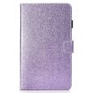 Galaxy Tab A 7.0 (2016) Glitter Leather Case with Holder, Purple - 2