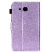 Galaxy Tab A 7.0 (2016) Glitter Leather Case with Holder, Purple - 3