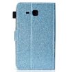 Galaxy Tab A 7.0 (2016) T280 Glitter Flip Case with Card Slot (Blue) - 3