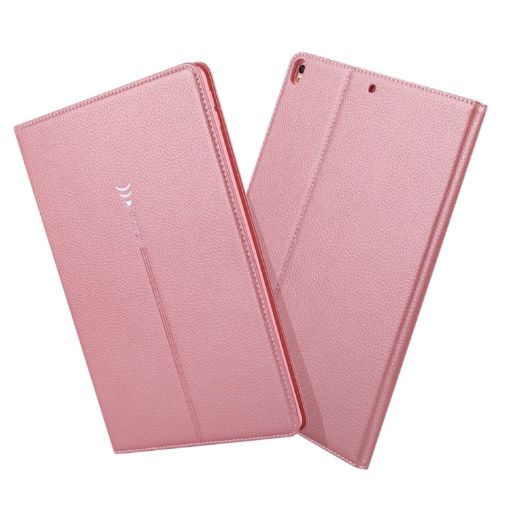 GEBEI Rose Gold Flip Case for iPad Pro 10.5" with Holder & Slots - 1