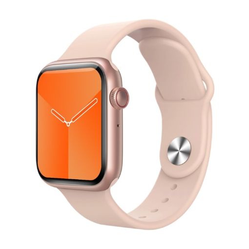 T500 1.44" TFT Smart Watch, Sleep/Heart Rate Monitor, Bluetooth Call, Pink - 1