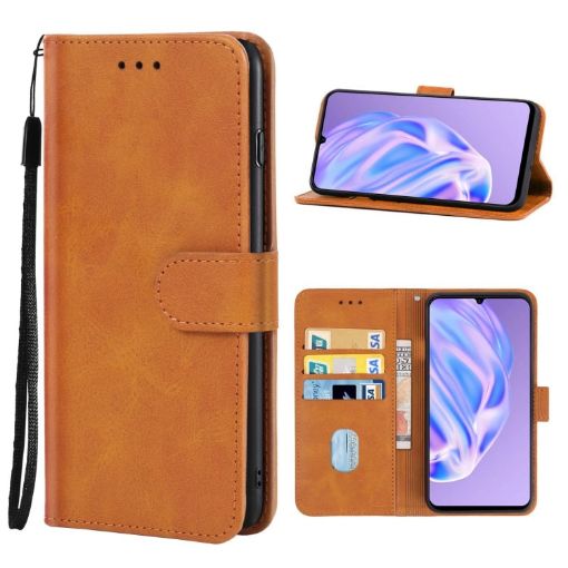 Ulefone Note 6/6P Leather Phone Case (Brown) - 1