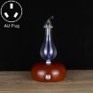 Wood Essential Oil Diffuser Aromatherapy Machine, AU Plug, Dark Brown - 1