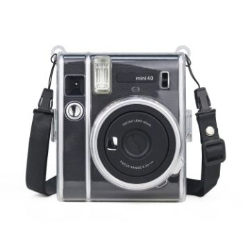 Crystal Case & Strap for FUJIFILM Instax mini 40 (Transparent) - 1