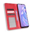 Ulefone Note 6/6P Red Retro Leather Case with Magnetic Buckle - 5