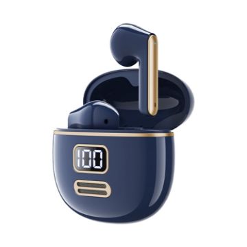 REMAX TWS-36 Retro Bluetooth Earphones - True Wireless (Blue) - 1