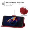 Red Leather Phone Case for Ulefone Armor X8 - 4