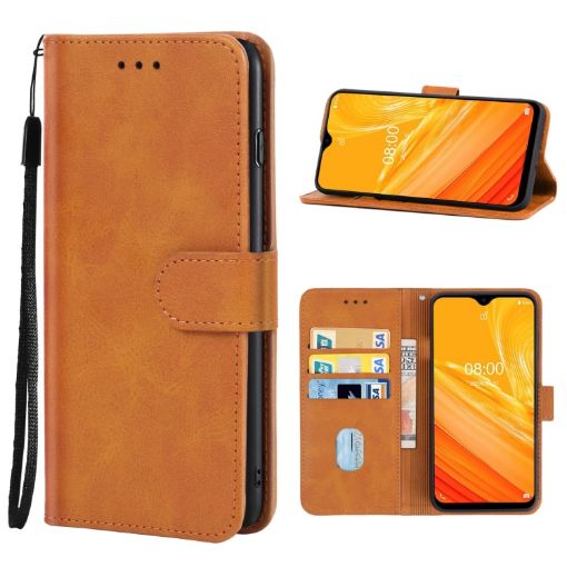 Ulefone Note 8 Leather Phone Case (Brown) - 1