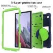 Galaxy Tab A8 10.5 2021 Robot Case, Navy Blue/Yellow Green - 3