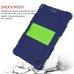 Galaxy Tab A8 10.5 2021 Robot Case, Navy Blue/Yellow Green - 5