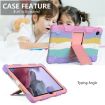 Galaxy Tab A8 2021 Two-Color Robot Case (Colorful/Rose Gold) - 4