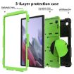 Samsung Galaxy Tab A8 10.5 2021 Two-Color Robot Case Black/Green - 3