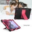 Samsung Galaxy Tab A8 10.5 2021 Black/Rose Red Tablet Case - 4