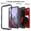 Samsung Tab A8 10.5 2021 Red/Black Robot Silicone Case - 3