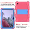 Galaxy Tab A8 10.5 2021 Silicone + PC Case (Rose Red/Blue) - 2