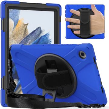 Samsung Galaxy Tab A8 10.5 2021 Blue Silicone+PC Tablet Case - 1