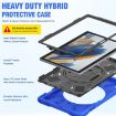 Samsung Galaxy Tab A8 10.5 2021 Blue Silicone+PC Tablet Case - 4