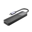 ORICO 6-In-1 Type-C/USB-C Multifunctional Docking Station, Grey - 1