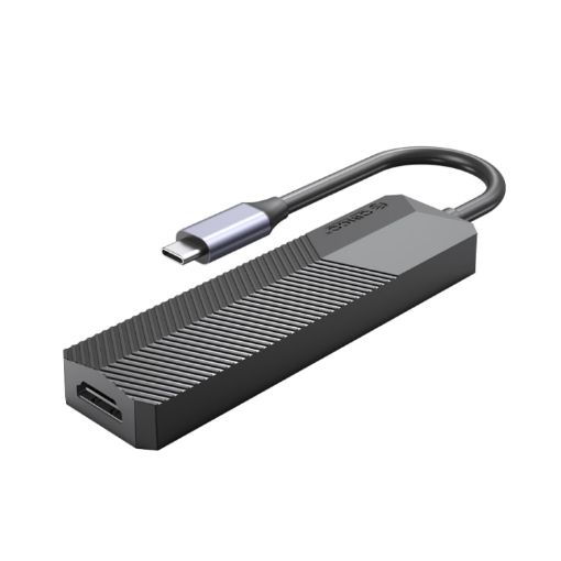 ORICO 6-In-1 Type-C/USB-C Multifunctional Docking Station, Grey - 1