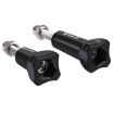 PULUZ Plastic Thumb Knob Screws for GoPro, Insta360, DJI (Black) - 2