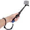 PULUZ Extendable Pole Monopod for GoPro, Insta360, DJI, 19-49cm Length - 1