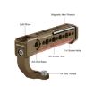 PULUZ Bronze Wooden Top Handle with Cold Shoe for Camera Cage - 3