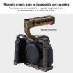 PULUZ Bronze Wooden Top Handle with Cold Shoe for Camera Cage - 4