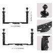 PULUZ Dual Handle Tray Stabilizer for Underwater Cameras (Black) - 4