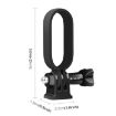 PULUZ Frame Mount Cage & Tripod Adapter for Insta360 GO 2 (Black) - 2