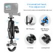 PULUZ Motorcycle Handlebar Mount U-Bolt Base for GoPro Cameras - 4