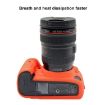 Red PULUZ Soft Silicone Case for Canon EOS 5D Mark IV - 6