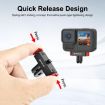 GoPro HERO13 Black PULUZ Magnetic Quick Release Mount (Black Red) - 5