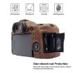 PULUZ Coffee Silicone Protective Case for Canon EOS R5 - 3