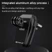PULUZ Black Motorcycle Windshield Camera Mount Clip Bracket - 4