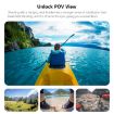 PULUZ Action Camera Magnetic Neck Mount Holder Vlog Strap, Black - 5