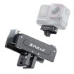 PULUZ Magnetic Quick Release Metal Base for DJI Osmo Action 5/4/3 - 1